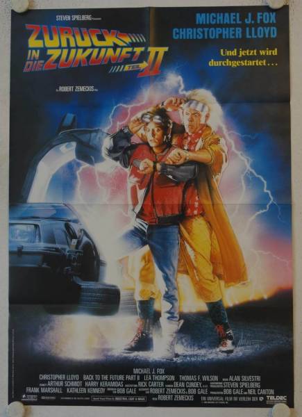 Zurück in die Zukunft Teil II originales deutsches Filmplakat